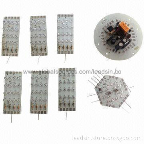 Aluminum Base PCBA for LEDs, with 1.0mm Board Thickness